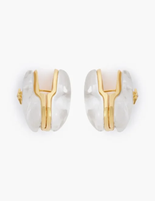 Crystal Pebble Earrings