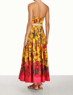 Ginger Strapless Midi Dress