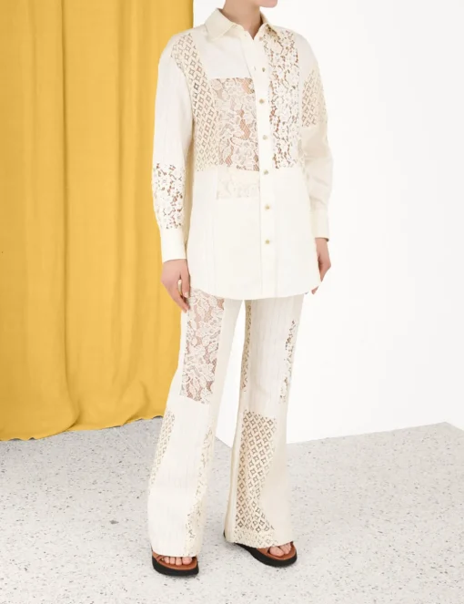 Luminosity Patch Lace Pant