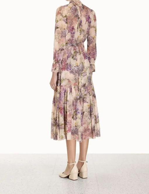 Lyrical Lantern Midi Dress
