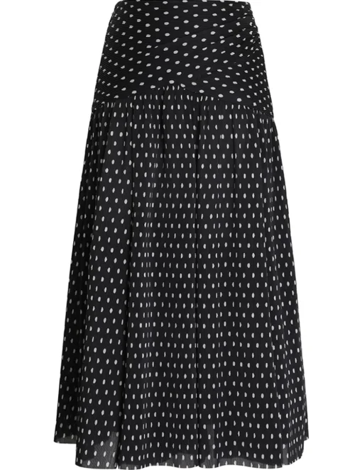 Pleated Midi Skirt