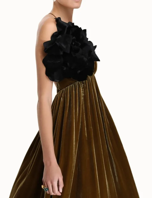 Sensory Velvet Dress