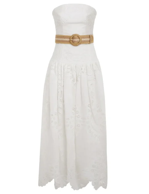 Vacay Strapless Midi Dress