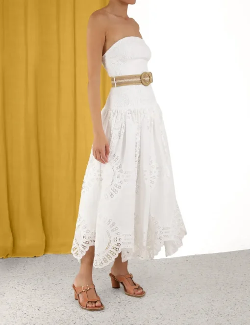 Vacay Strapless Midi Dress