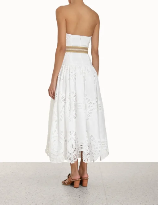 Vacay Strapless Midi Dress